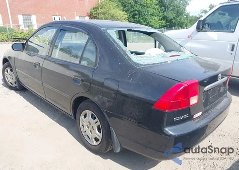 2001 Honda Civic Dx from USA, damaged, VIN 2HGES16251H539517